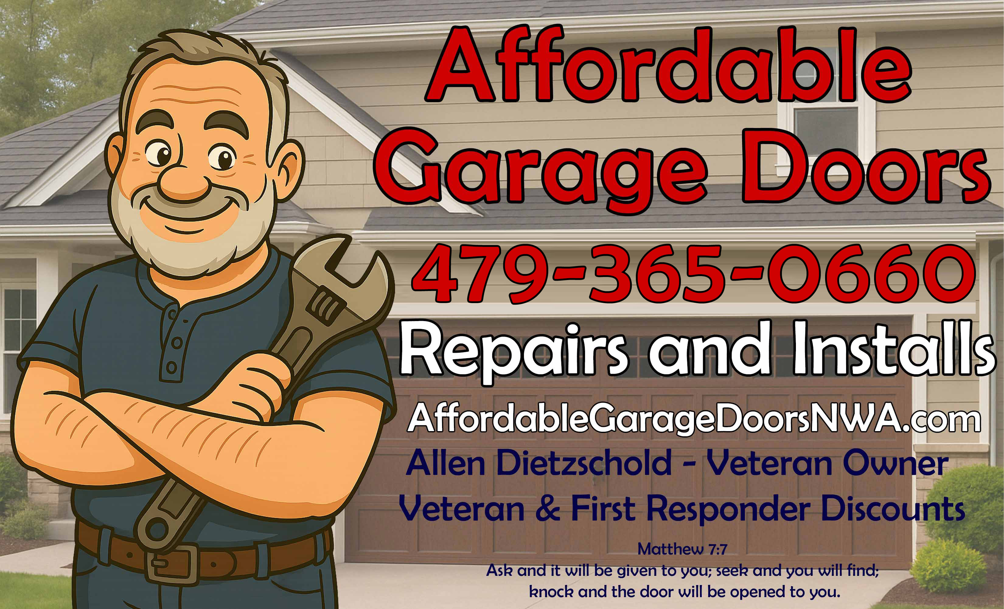 Affordable Garage Doors Header